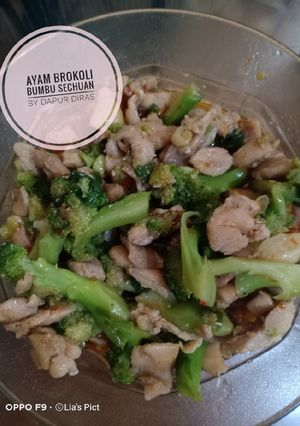 Foto resep Ayam brokoli bumbu sechuan