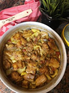 صورة لوصفة صينية سمك فيليه بالبطاطس 🐟🥔