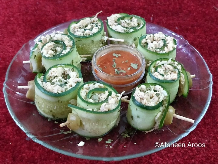 Easy Steps Prepare|Recipe} Cucumber Roll the So Delicious 