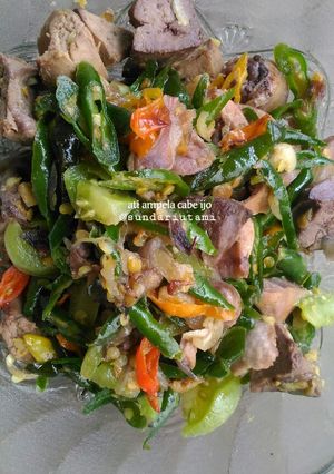 Foto resep Ati Ampela Cabe Ijo