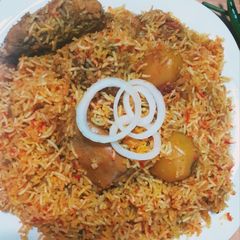 A picture of Sindhi Baryani.