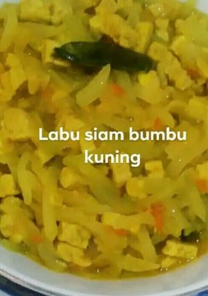 Foto resep Labu siam bumbu kuning