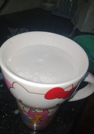 A picture of Date and nuts shake.
