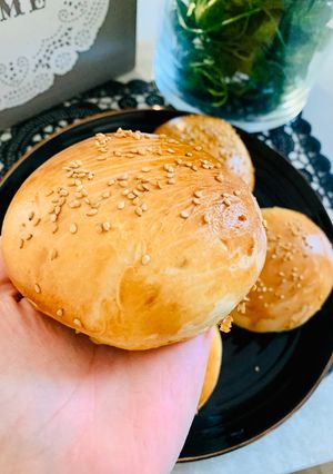 Une photo de Pain burger maison