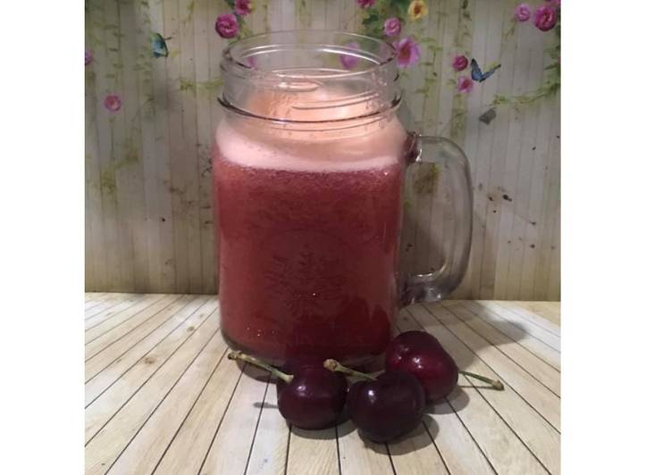 Langkah Mudah untuk Menyiapkan Diet Juice Cherry Gojiberry Carrot Pomegranate Purple Cabbage, Menggugah Selera