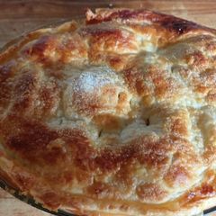 My apple 🍎 pie A picture of My apple 🍎 pie.