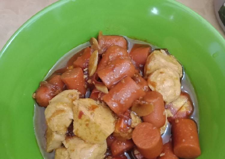 Recipe: Tasty Sosis bakso pedas manis