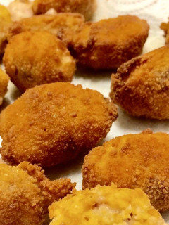 Una foto de Croquetas de cecina sin gluten y en Thermomix