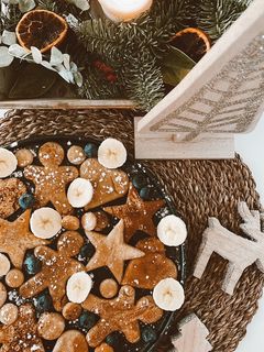 Una foto de Tortitas navideñas