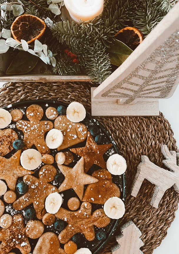 Una foto de Tortitas navideñas