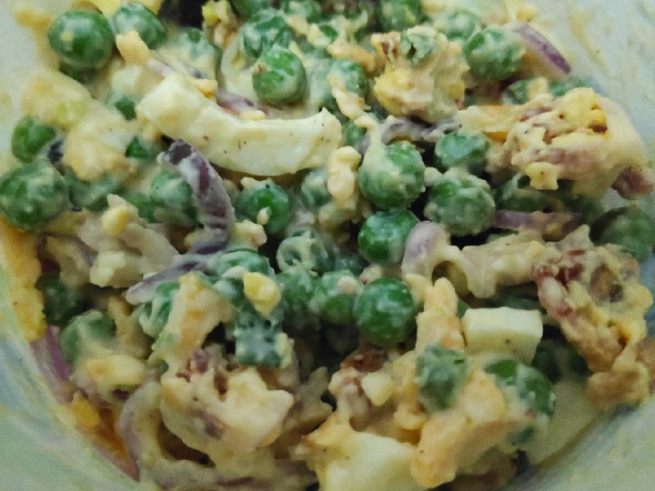 Easy Way Make English Pea Salad the Can Spoil the Tongue So Delicious
