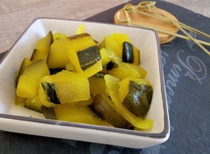 Une photo de Courgettes à l'aigre douce