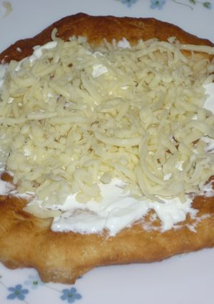 Lángos (hűtőben kelt) recept fotója