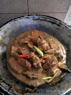 Foto resep Rendang daging sapi simple