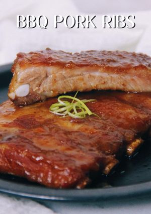 Foto resep BBQ pork ribs