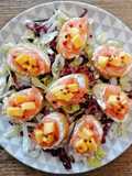 Crostini al salmone esotici