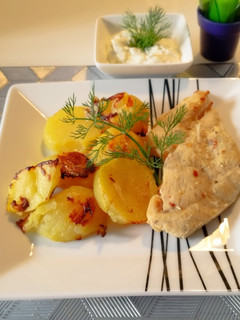 Görög fűszeres csirkemell recept fotója