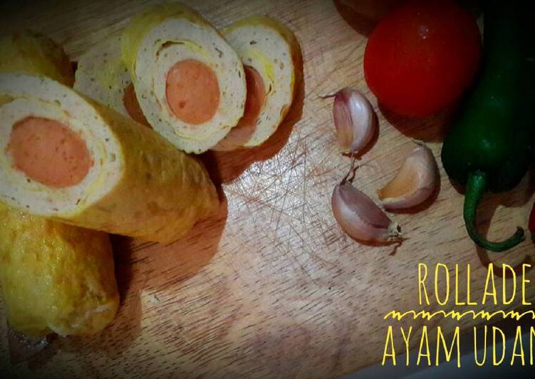 Rollade ayam udang