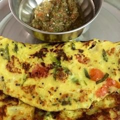 A picture of Mix Veggie Chilla.