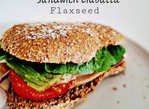 Foto resep Sandwich Ciabatta Flaxseed
