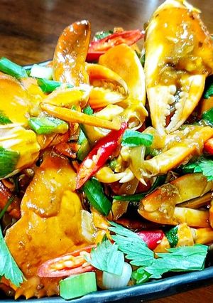 Foto resep Kepiting Saus Tiram Simple (173)