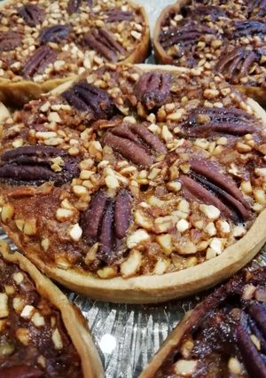 Une photo de Pecan pie (tartelettes aux noix de pécan)