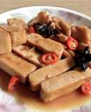 炒滷味風味的豆干料理 (開胃小菜)