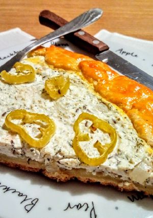 Kapros-túrós galette recept fotója