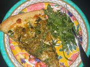 A picture of arugula chicken