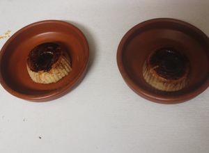 Foto principal de Flanes individuales con nata e higos camuflados