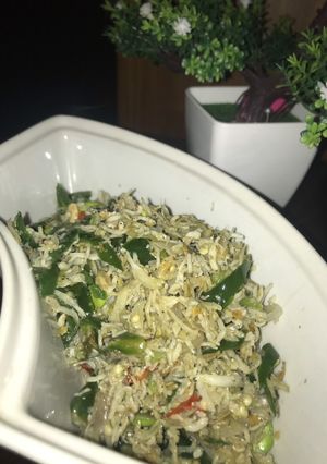 Foto resep Oseng Teri Medan Lombok Ijo