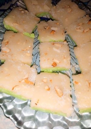 A picture of Maida ke burfi | quick and easy.