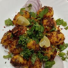 A picture of Spicy Baby Potatoes.