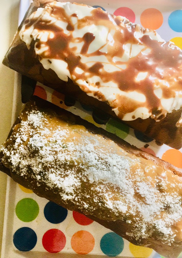 Una foto de BUDINES 🎅🏼🎄🎅🏼NAVIDEÑOS🎄🎅🏼🎄ARGENTINOS 🇦🇷DE NARANJA 🍊 Y DE MANZANA 🍎 🎄🎅🏼🎄🎅🏼🎄