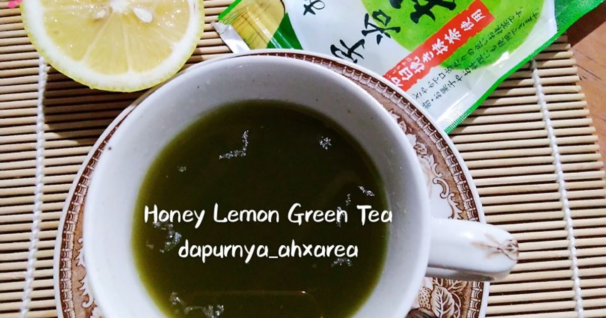 Resep Honey Lemon Green Tea oleh trinity alexandrea - Cookpad