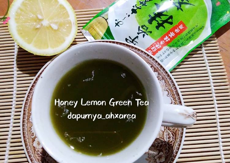 Resep Honey Lemon Green Tea Anti Gagal