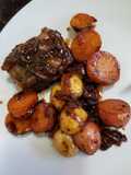Roasted Boneless Short Ribs + Baby Potatoes