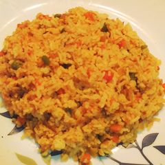 A picture of Tava pulao.