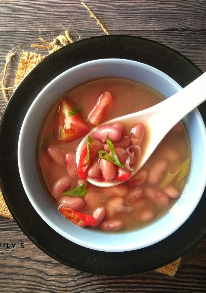 Foto resep Angeun Kacang (Sayur Kacang Merah khas sunda)