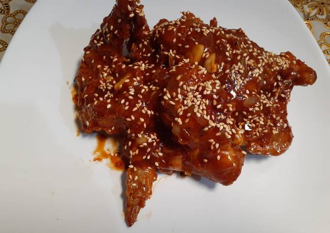 Cara Bikin Korean chicken wings Ekonomis Untuk Jualan