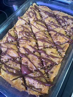 A picture of Baklava -Chocolate 🌰.