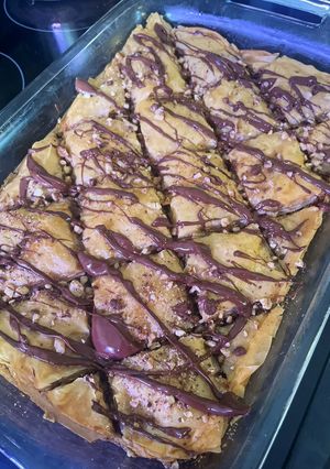 A picture of Baklava -Chocolate 🌰.