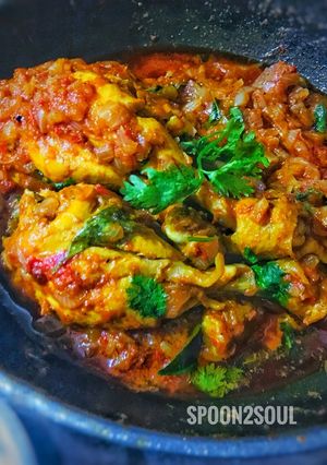 A picture of Chicken Tangdi Masala.