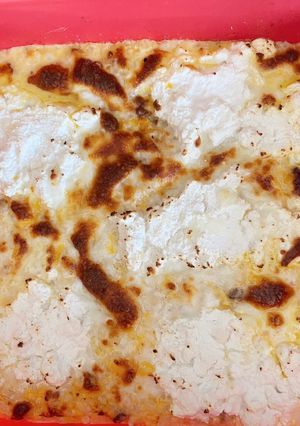 Una foto de Cacerola de coliflor con queso