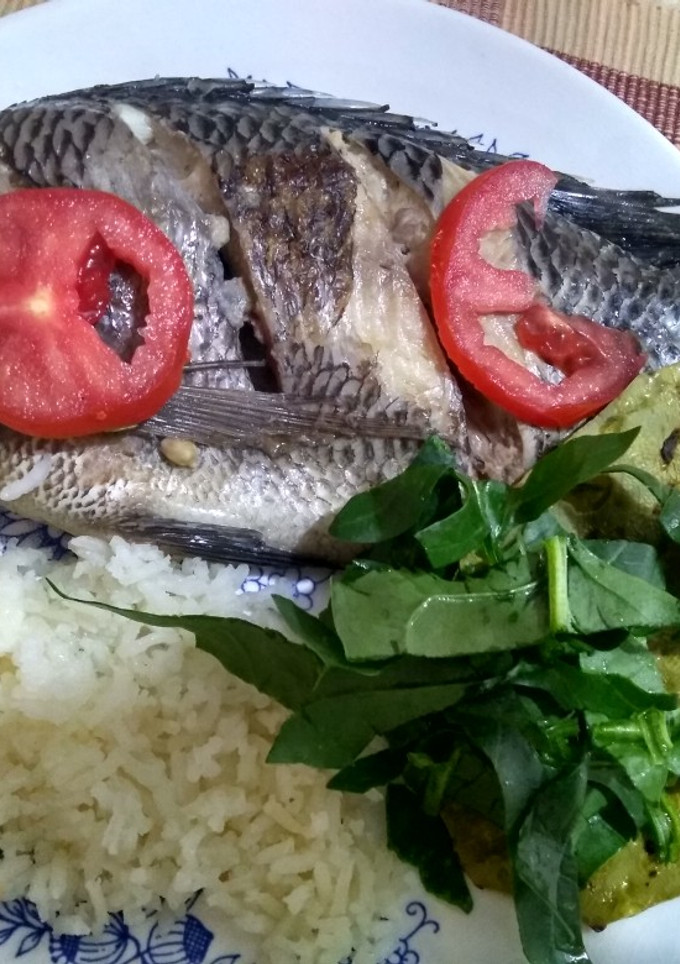 Una foto de Mojarra en papel aluminio!