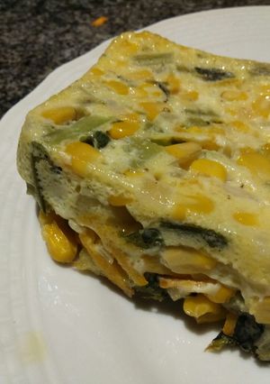 Una foto de Budín de verduras