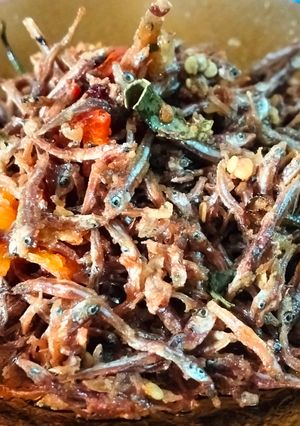 Foto resep Teri bumbu kencur