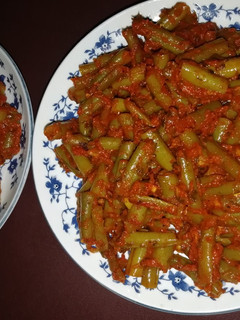 صورة لوصفة لوبيا مشرملة