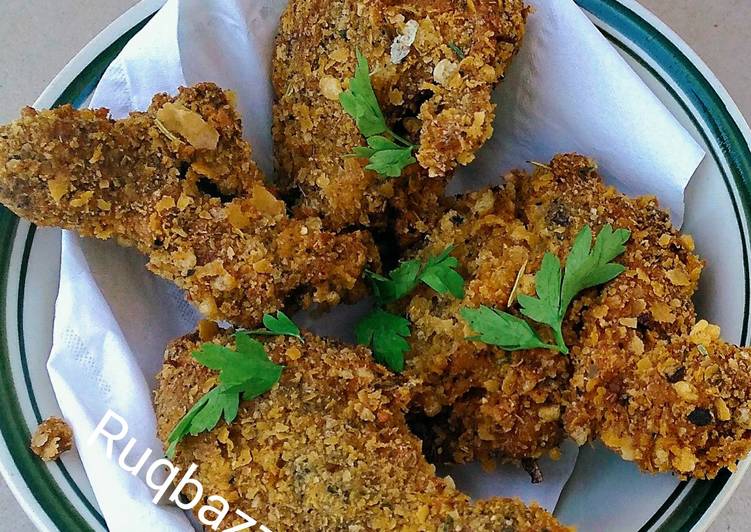 Recipe of Homemade KFC by rukbaz kitchen