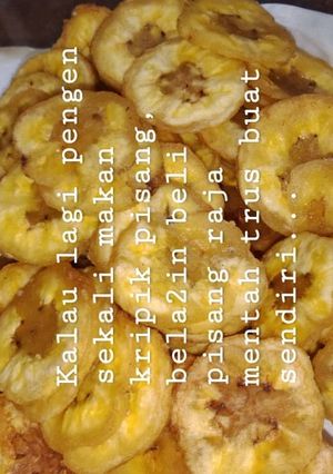 Foto resep Kripik Pisang Raja Garing Gurih extra Simple